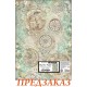 Рисовая бумага Stamperia для творчества DFSAJB007 "Часы и розы", 50х70 см